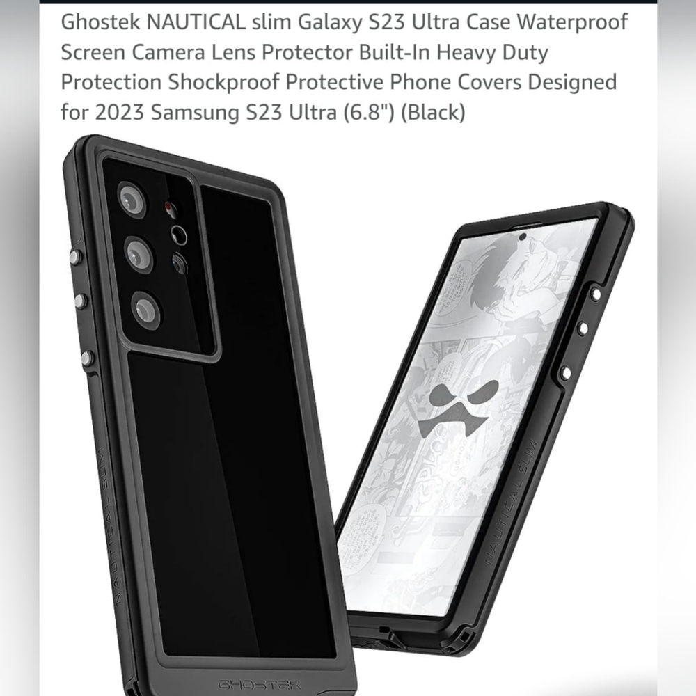 Ghostek NAUTICAL slim Waterproof  Phone Case Designed Galaxy S23+  S23 Ultra NEW